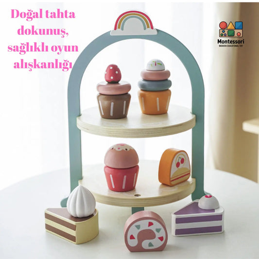 Minik Şefler Tahta Mutfak Oyuncak Seti – Montessori Stil
